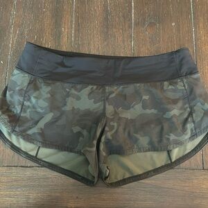 Lululemon camp running shorts size 8, 2” inseam